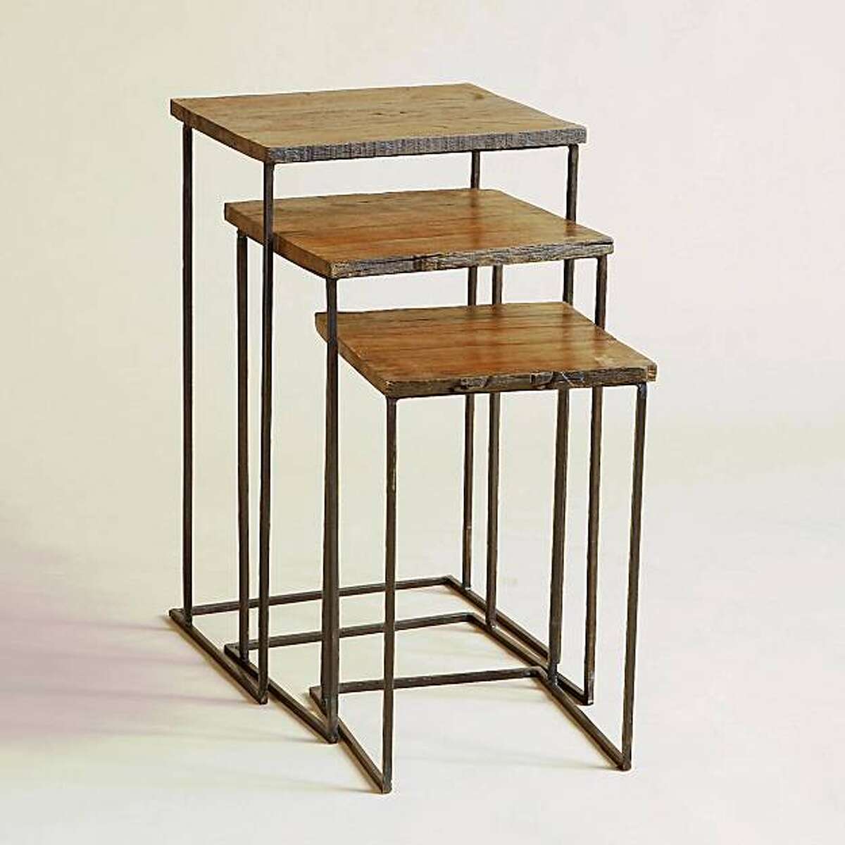 Feather your small nest with nesting tables