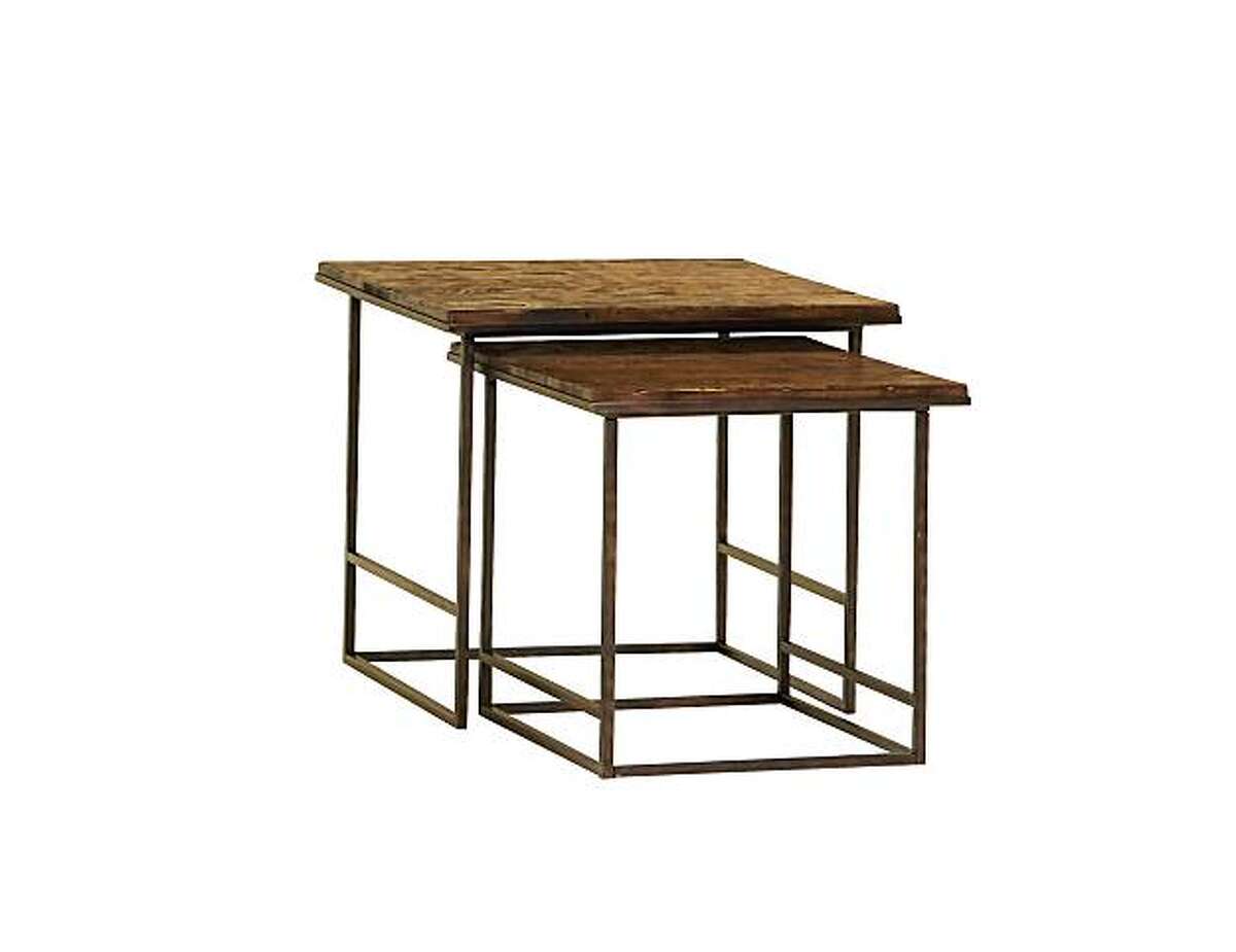 Feather your small nest with nesting tables