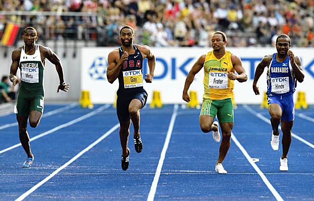 Bolt, Gay on track for 100 showdown