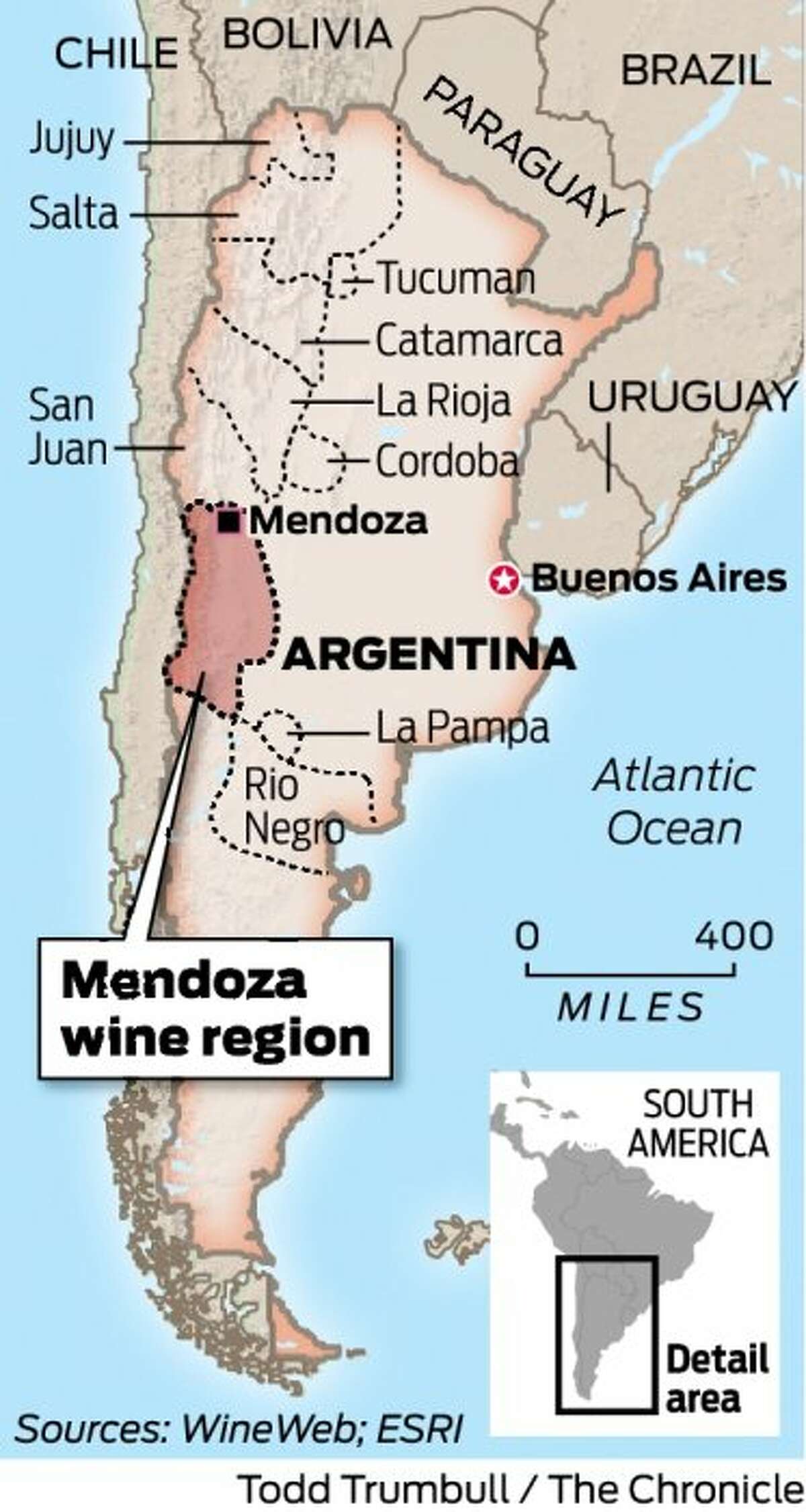 Argentina's rugged Mendoza region rich in wine