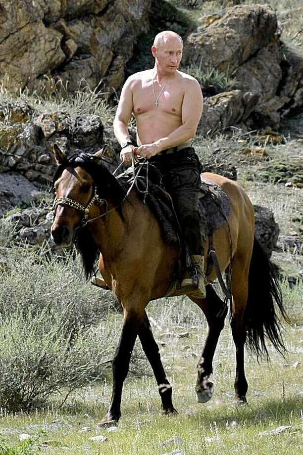 Putin S Macho Image As Nation S Warrior Hero Sfgate