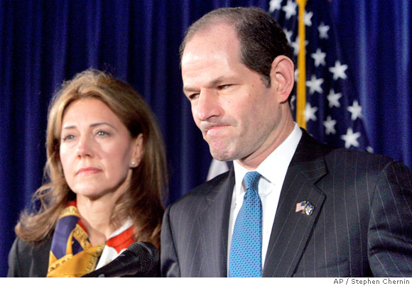The Spitzer drama unfolds
