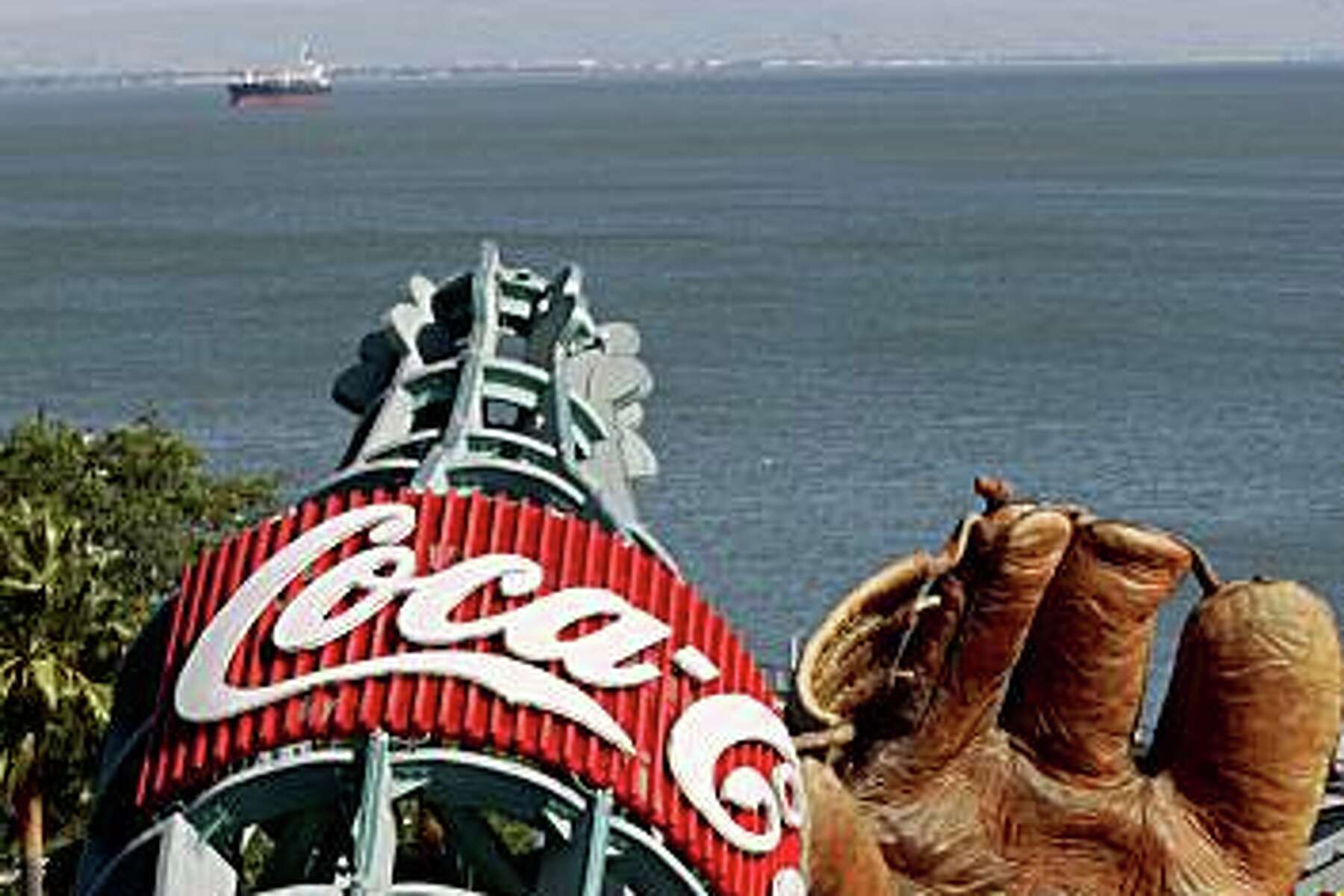 Coca Cola slide at AT&T Park 