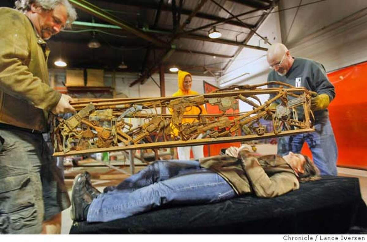 Ricker melts guns, turns metal into art