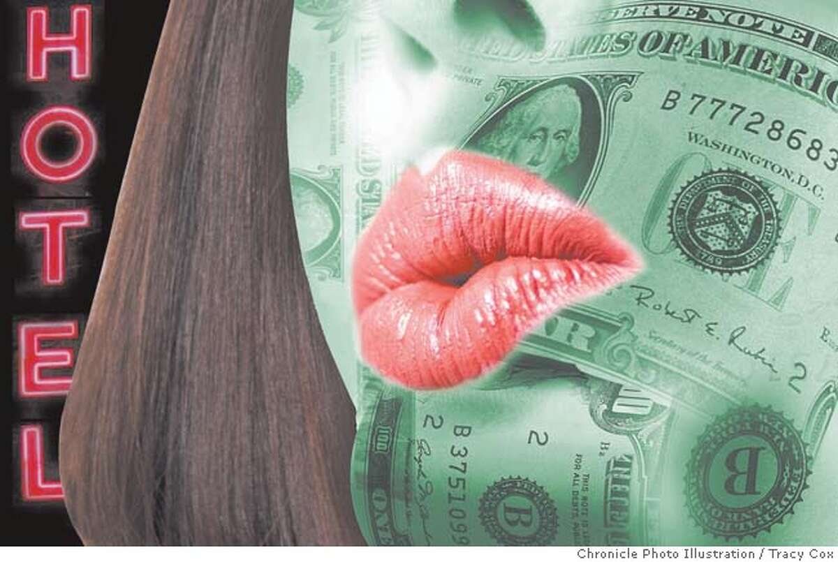Call-girl business: high pay, brief career. Chronicle photo illustration by Tracy Cox