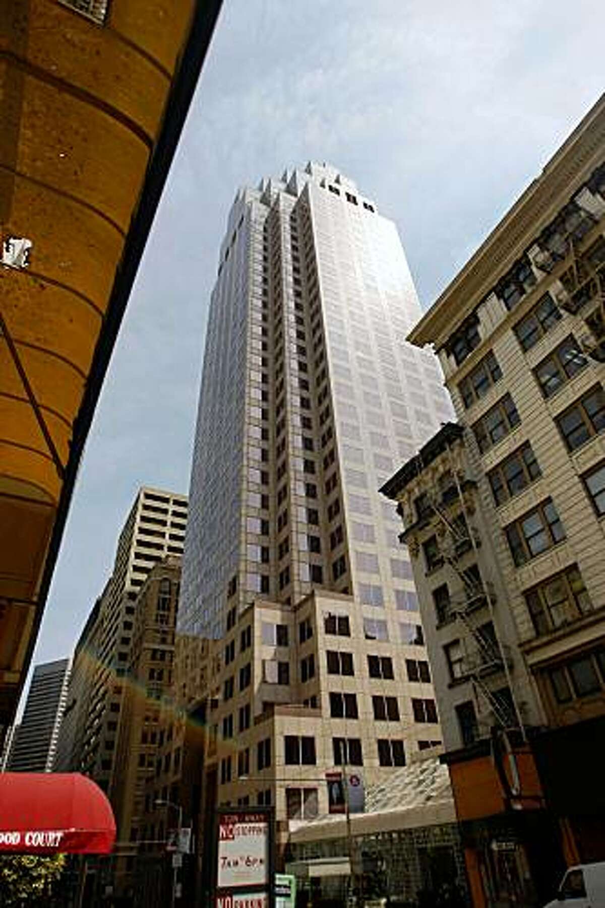 The building at 333 Bush street (center) photographed in San Francisco, Calif. on Monday April 13, 2009.