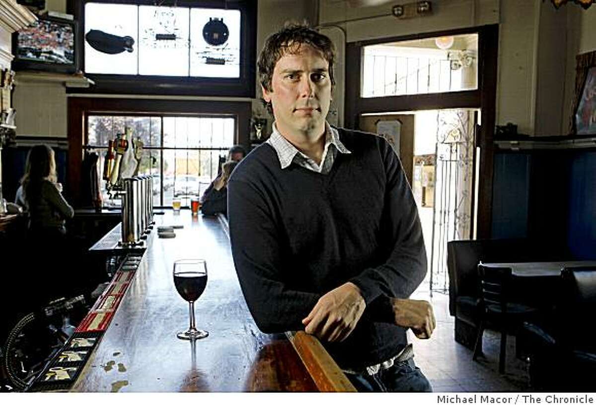 Martin Sargent, at the Uptown Bar in the Mission on Wednesday July 2, 2009, in San Francisco, Calif. Sargent entered the contest, "A Really Goode Job" produced by the Murphy-Goode Winery in which the winner would be paid $60,000 to run an online site to promote the business through social media. Even though Sargent received more votes, from the public, than anyone else, he never even made it into the top 50.