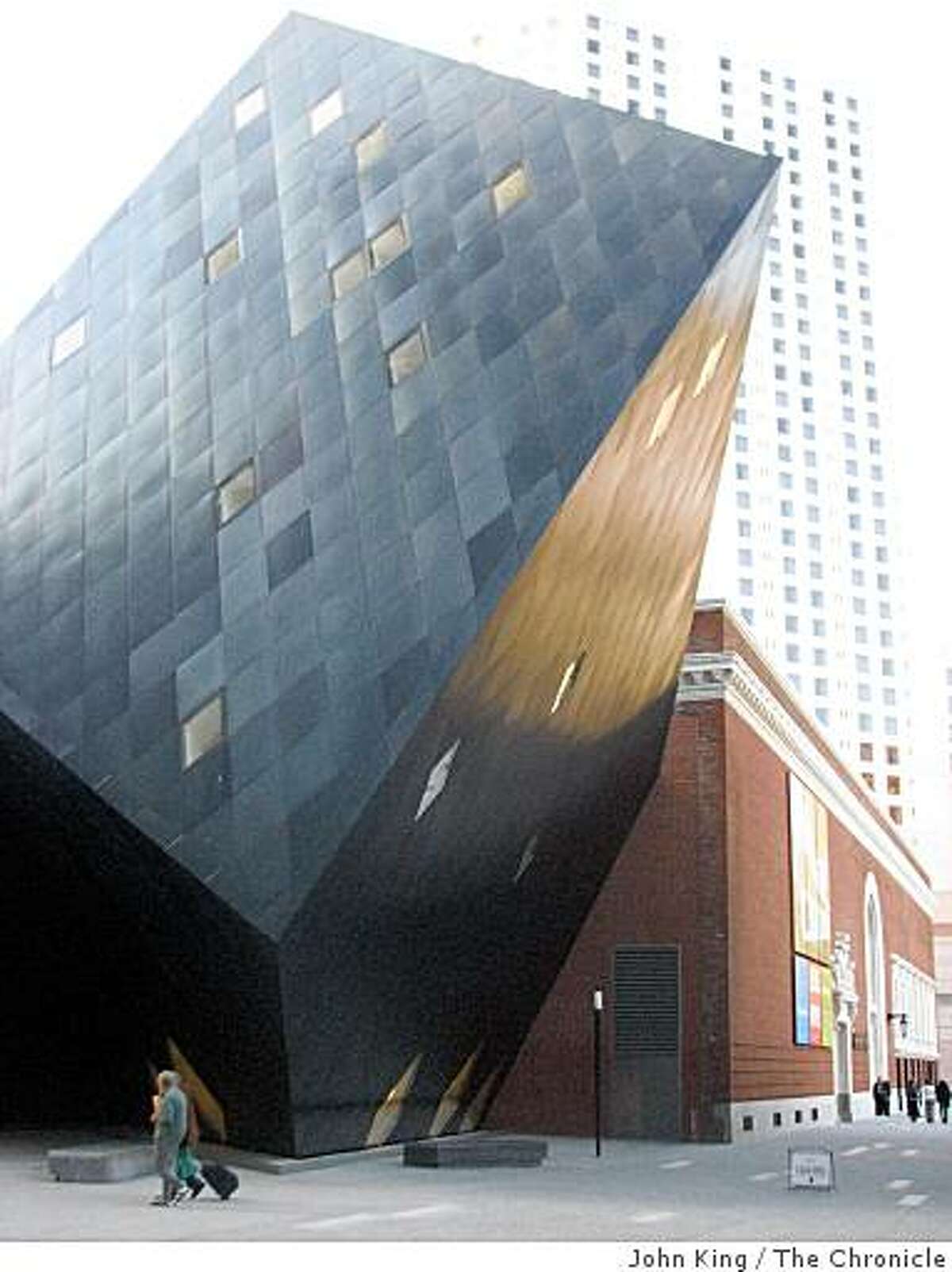 The Contemporary Jewish Museum, a building in San Francisco that shows the old and new can blend.