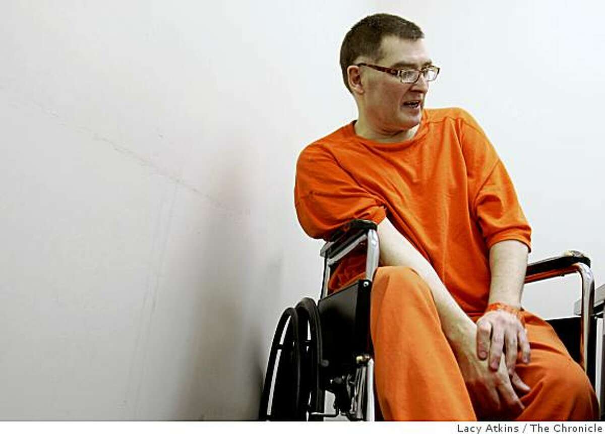 Duane Allen Hoffman talks about his life, Monday April 27, 2009, in the County Jail in San Francisco, Calif.