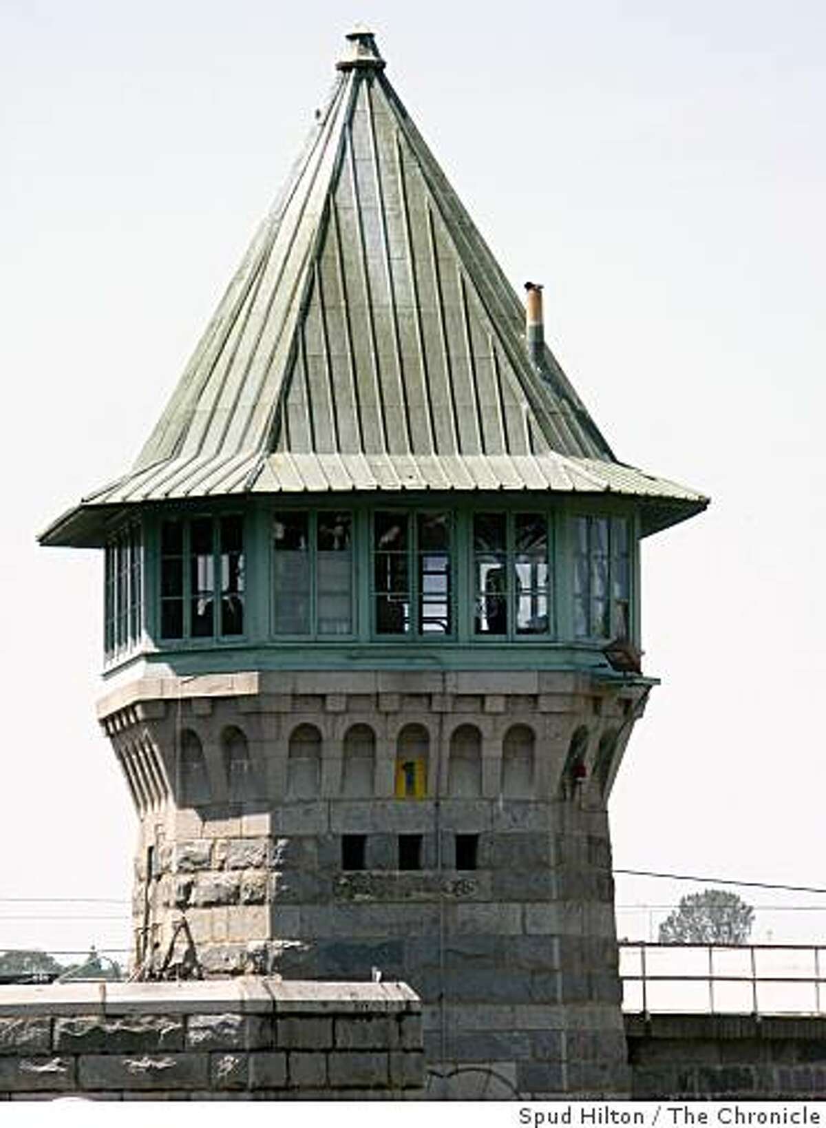 The east gate of Folsom Prison.