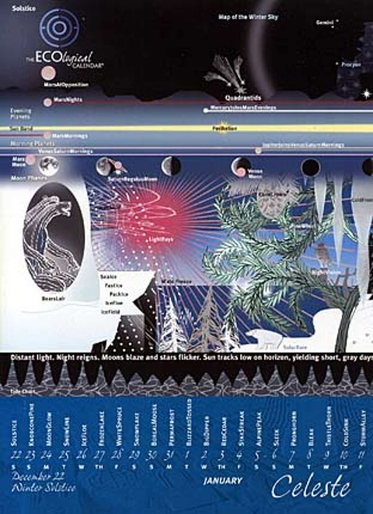 ECOlogical calendar tracks the seasons, tides and heavens