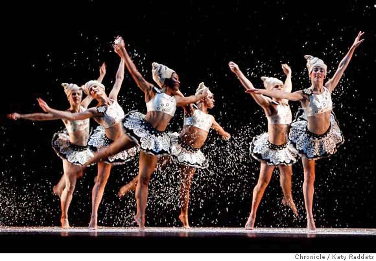 HARD The Snowflakes dance during the Mark Morris Dance Group performance of The Hard Nut at Zellerbach Hall on the UC Berkeley campus. These pictures were made on December 13, 2007, in Berkeley, CA. MANDATORY CREDIT FOR PHOTOG AND SAN FRANCISCO CHRONICLE/NO SALES-MAGS OUT