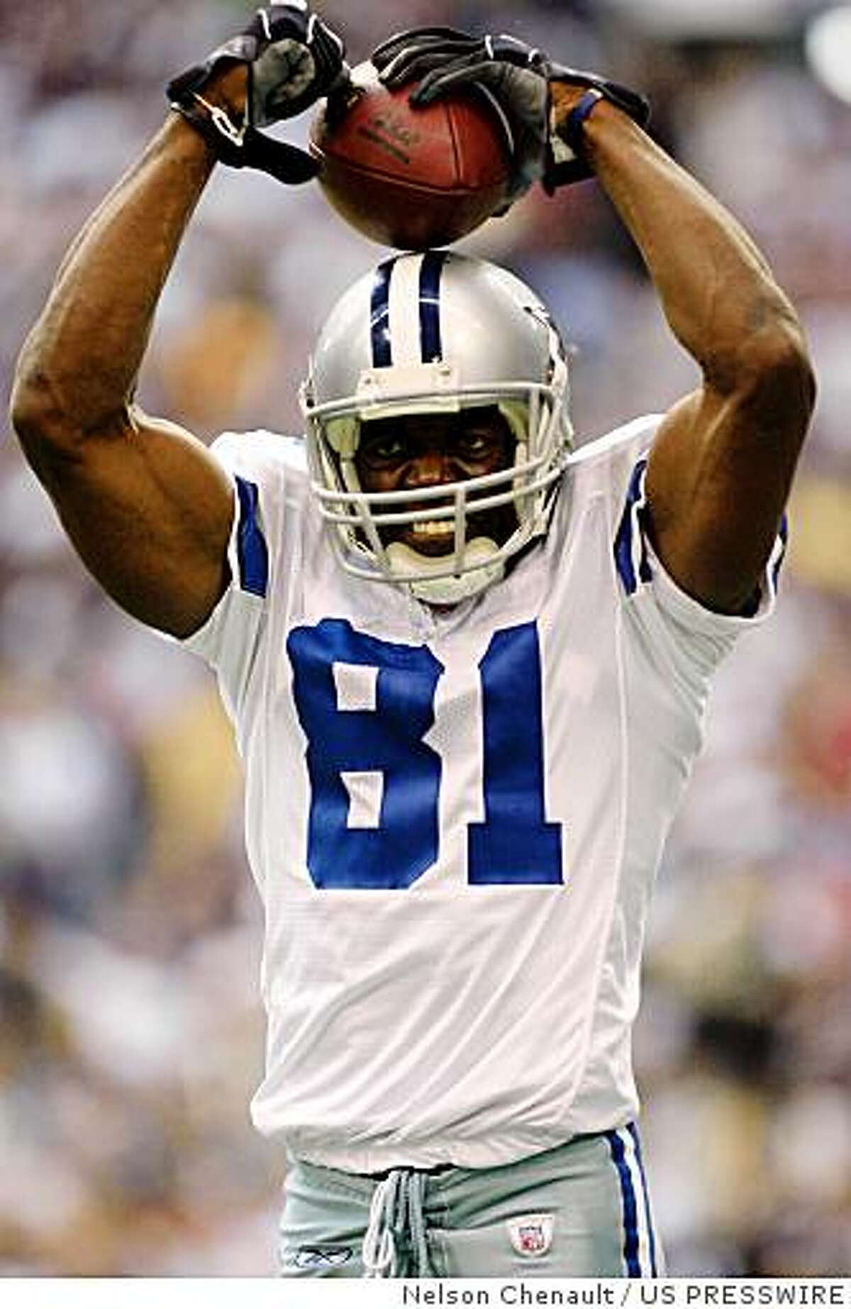 18 November 2007 - Terrell Owens (81) of the Dallas Cowboys during