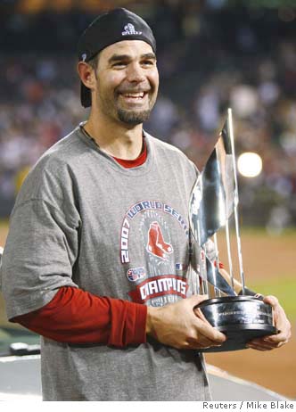 Mike Lowell 2007 World Series Mvp Photo