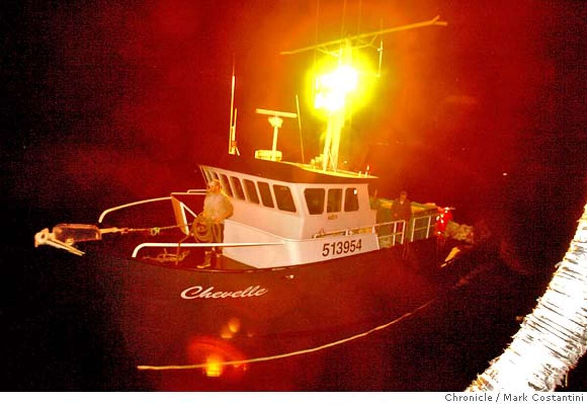 A huge catch of crab off the Farallones is offloaded in Monterey