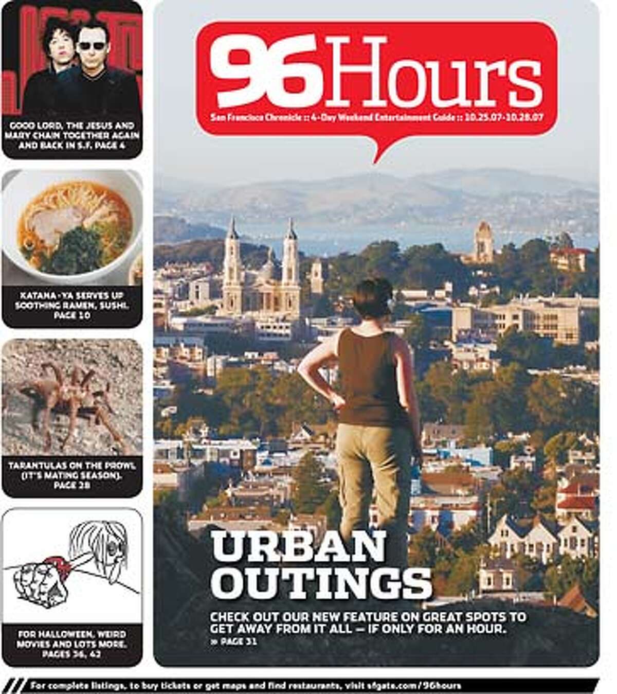 The cover of 96 Hours. Chronicle Graphic