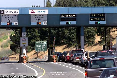 FasTrak in Slow Lane / 10 years after OK, only Golden Gate, Carquinez ...