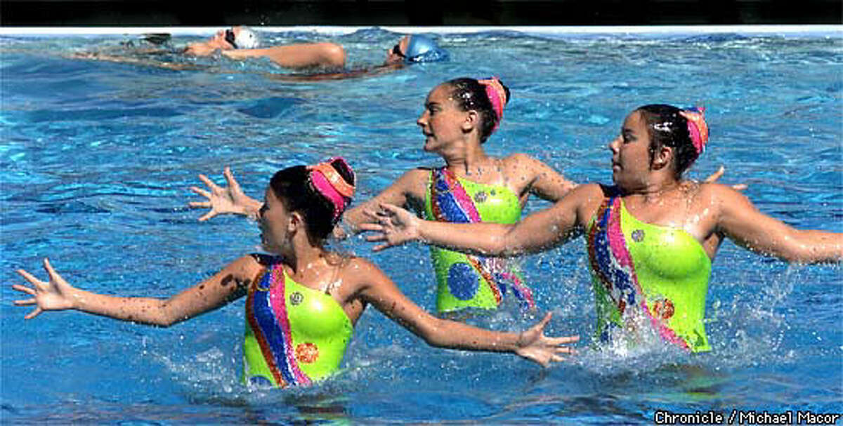 Water World Walnut Creek S Aquanuts Host National Synchronized Swimcompetition