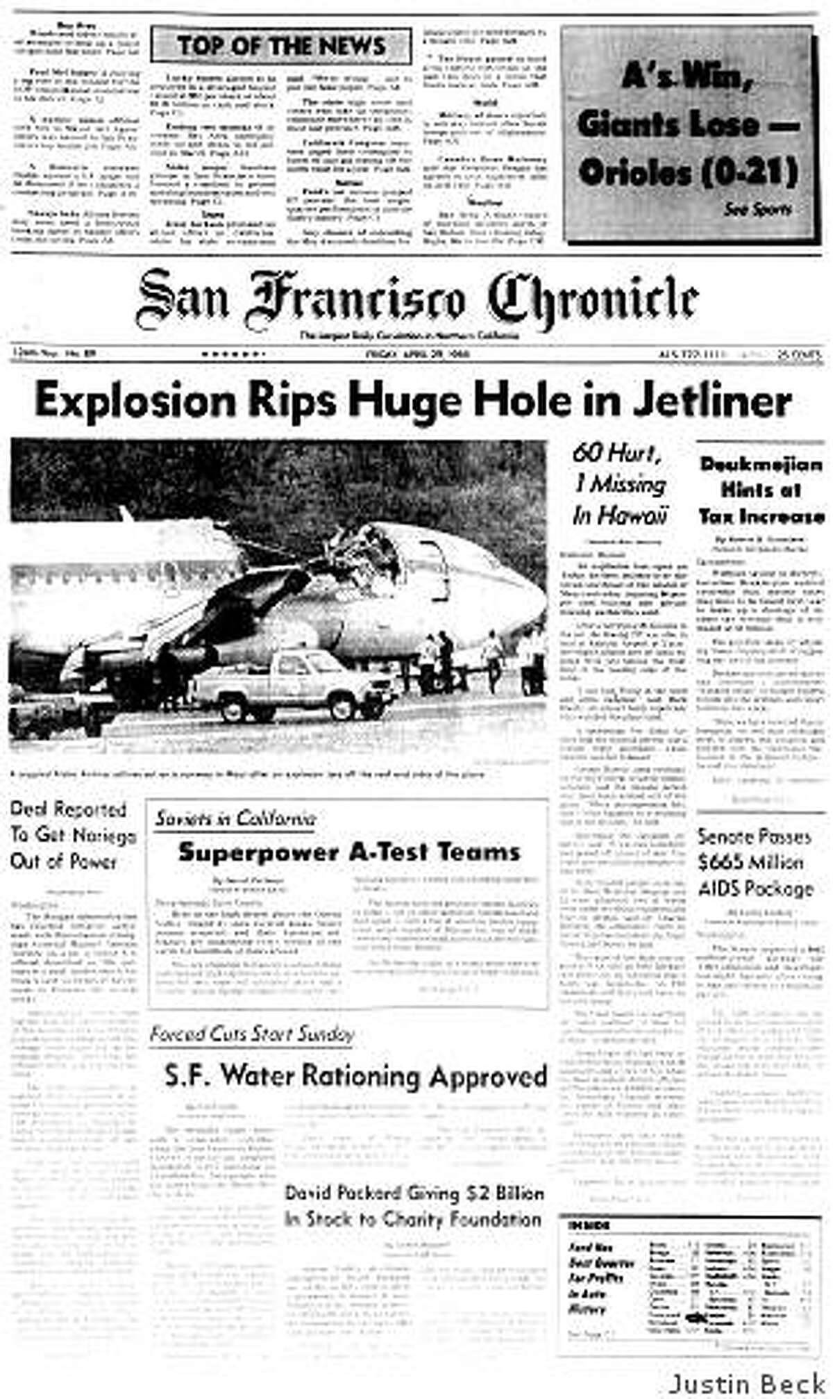 From The Archives: Jet's Roof Flies Off, 1 Dead