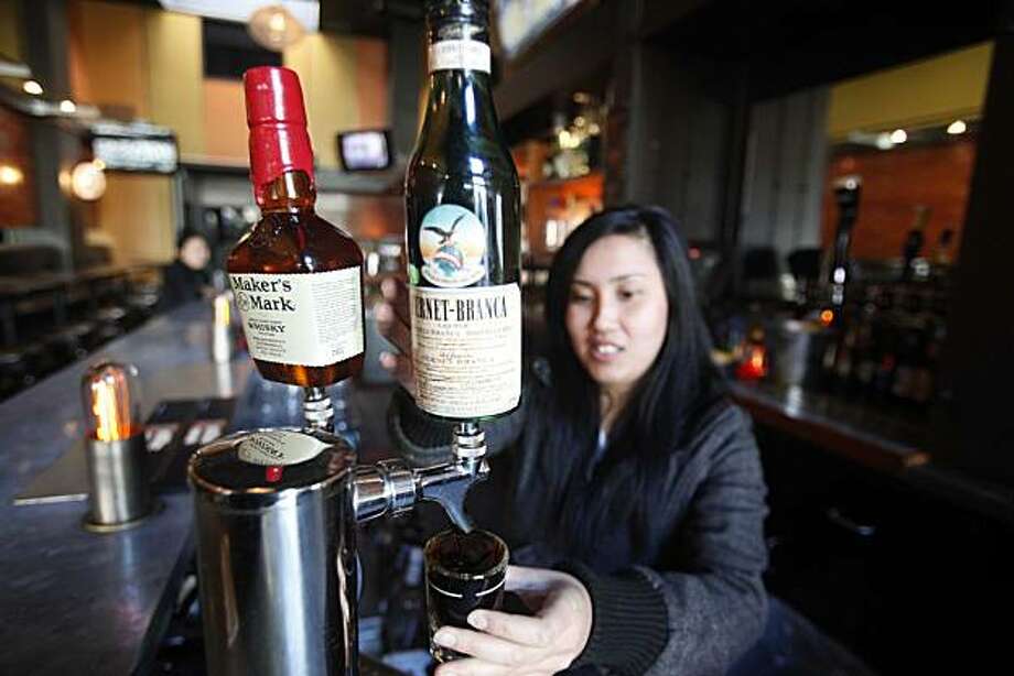 Bars Putting Liquors On Tap Sfgate