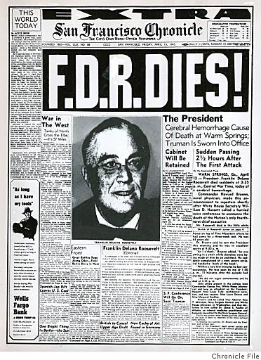 From the archives: FDR is dead, Truman sworn in