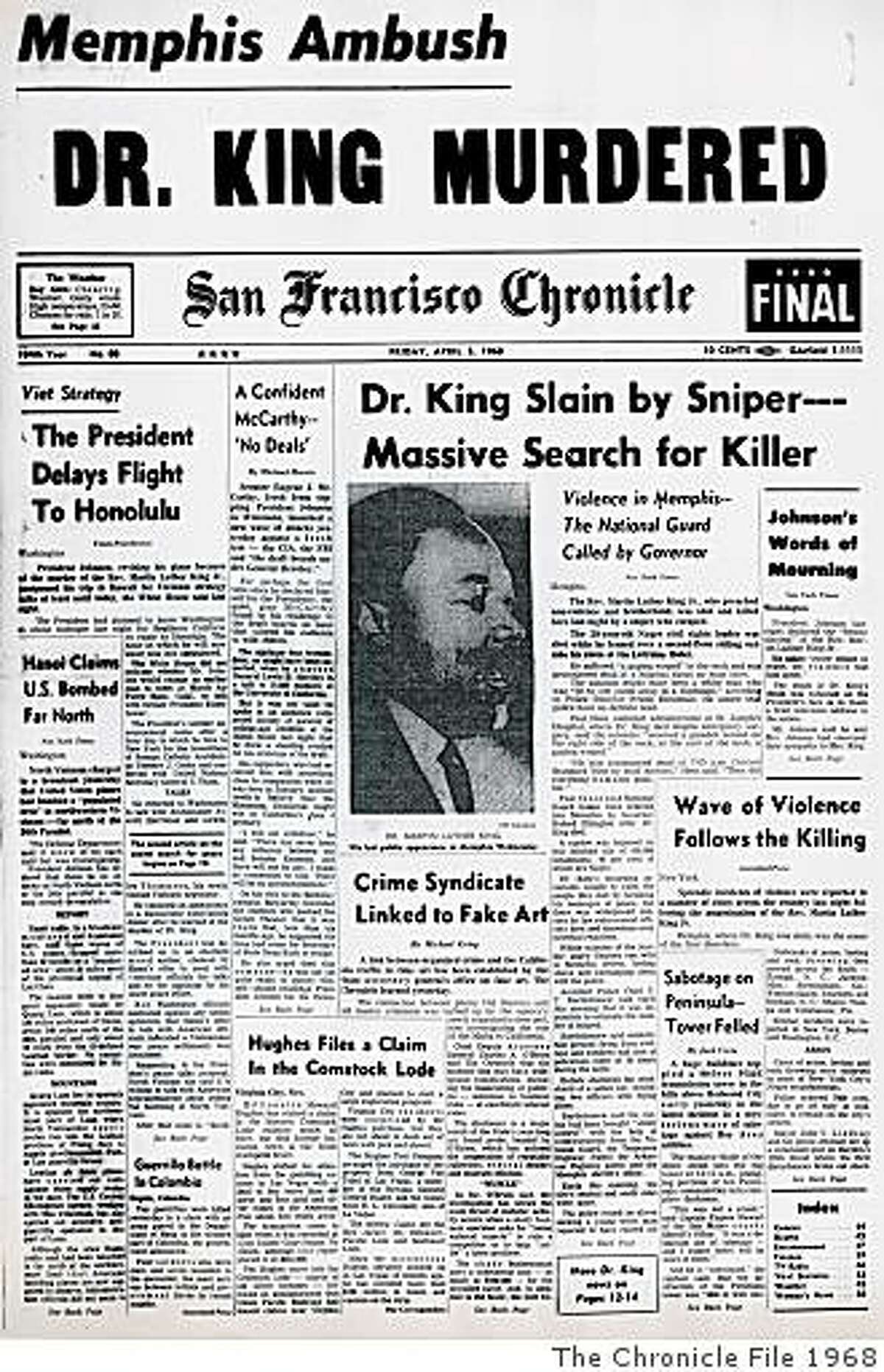 From the archives: MLK dies of wounds