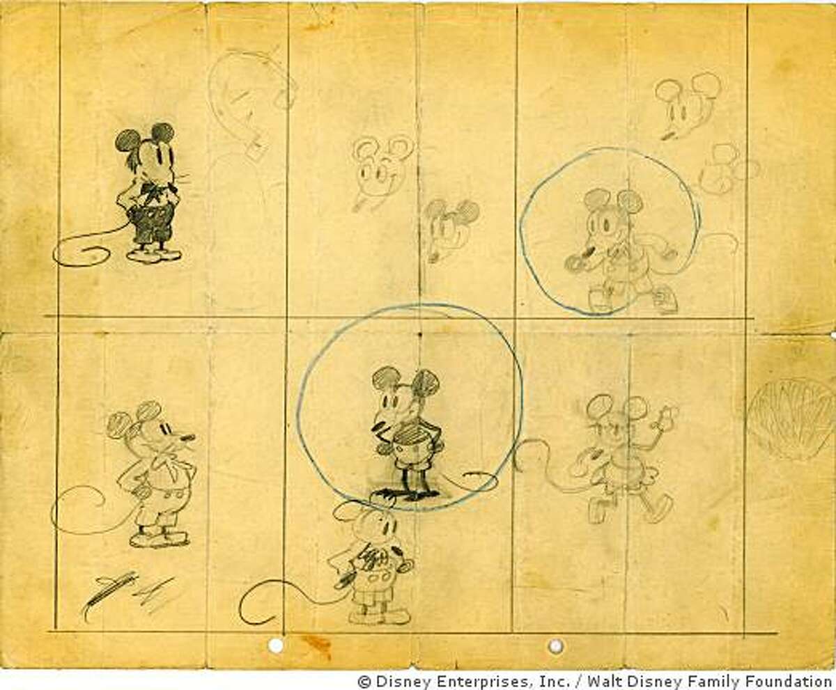 November 18, 1928 :Mickey Mouse is born with the release of Steamboat Willie. (thewaltdisneycompany.com) Above: The earliest known drawings of Mickey Mouse.