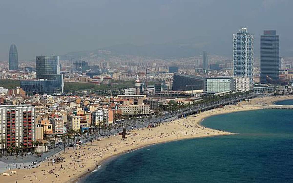 Барселона вид на море