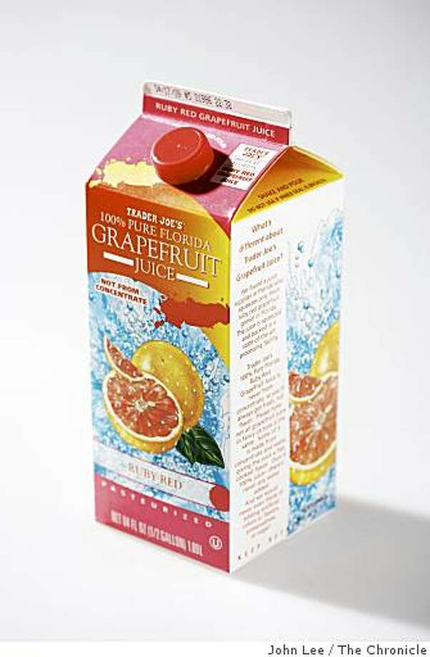 Trader Joe's grapefruit juice squeezes out the rest SFGate