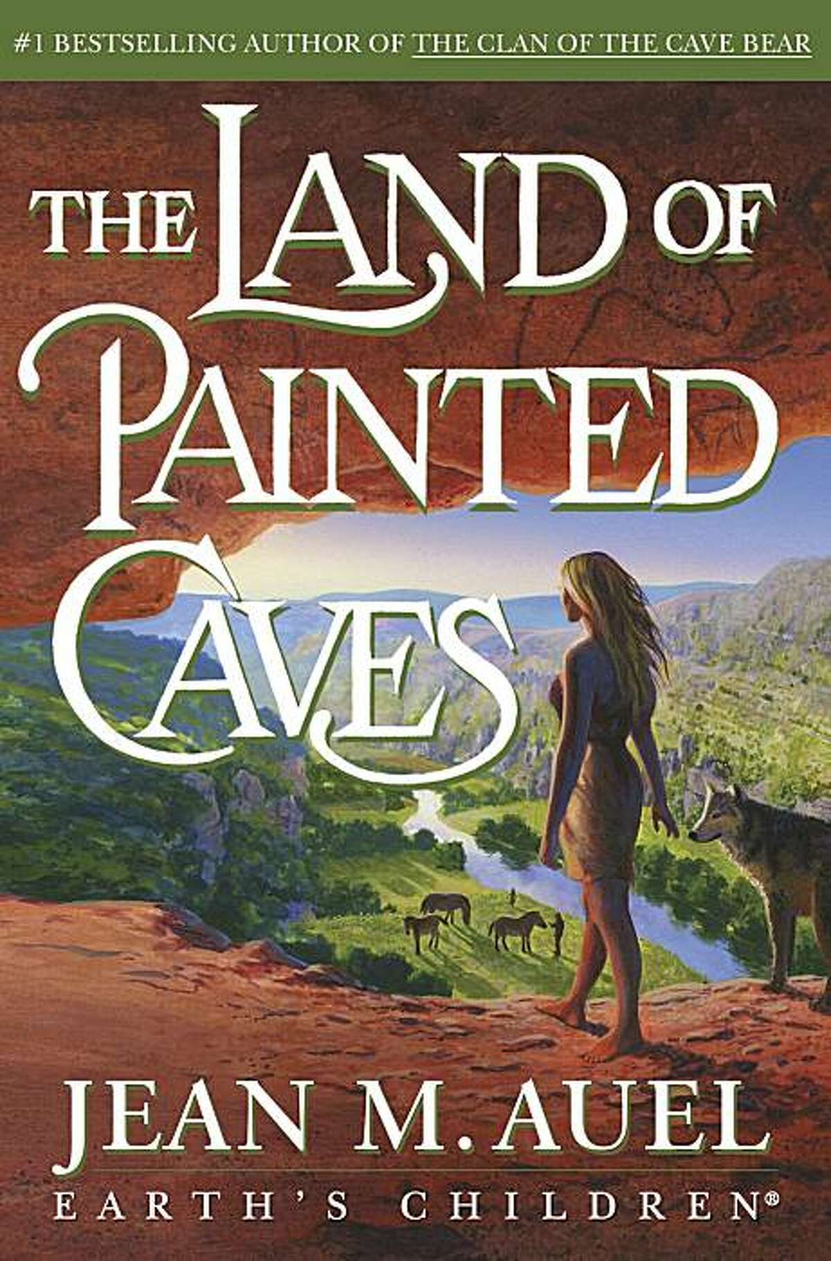 In this book cover image released by Crown Publishing, "The Land of Painted Caves," the sixth book in the "Earth's Children" series, is shown.
