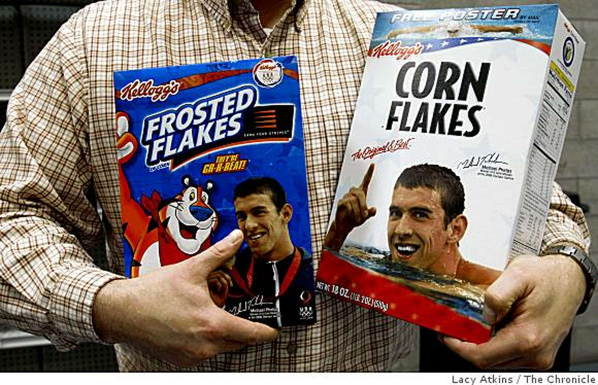 does michael phelps chew tobacco Phelps' loss is food bank's gain