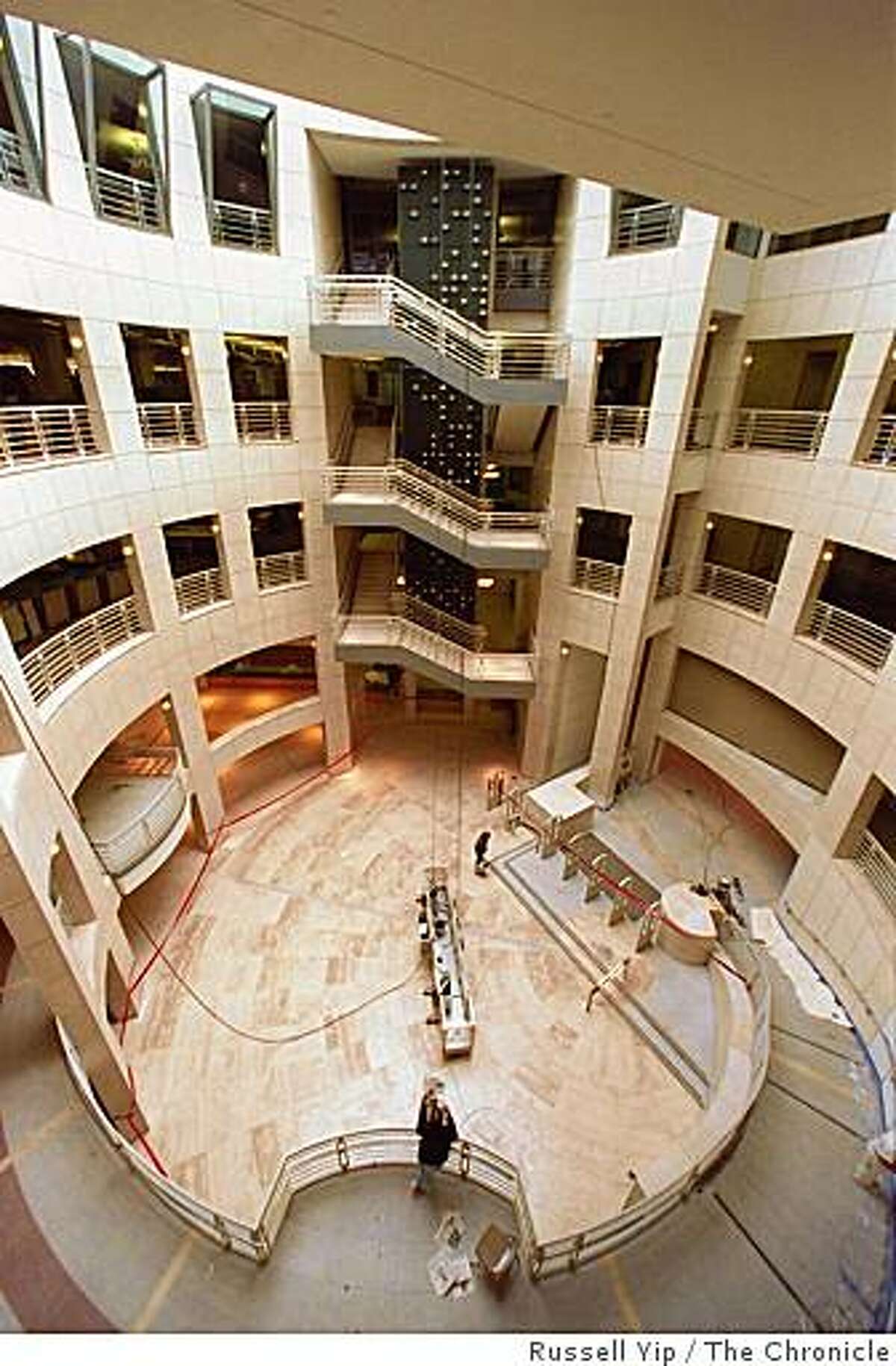 Atrium of the San Francisco Main Library.