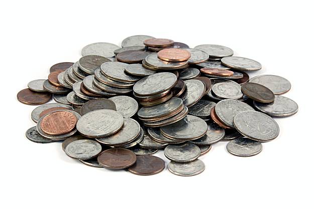 Collecting spare change for the schools