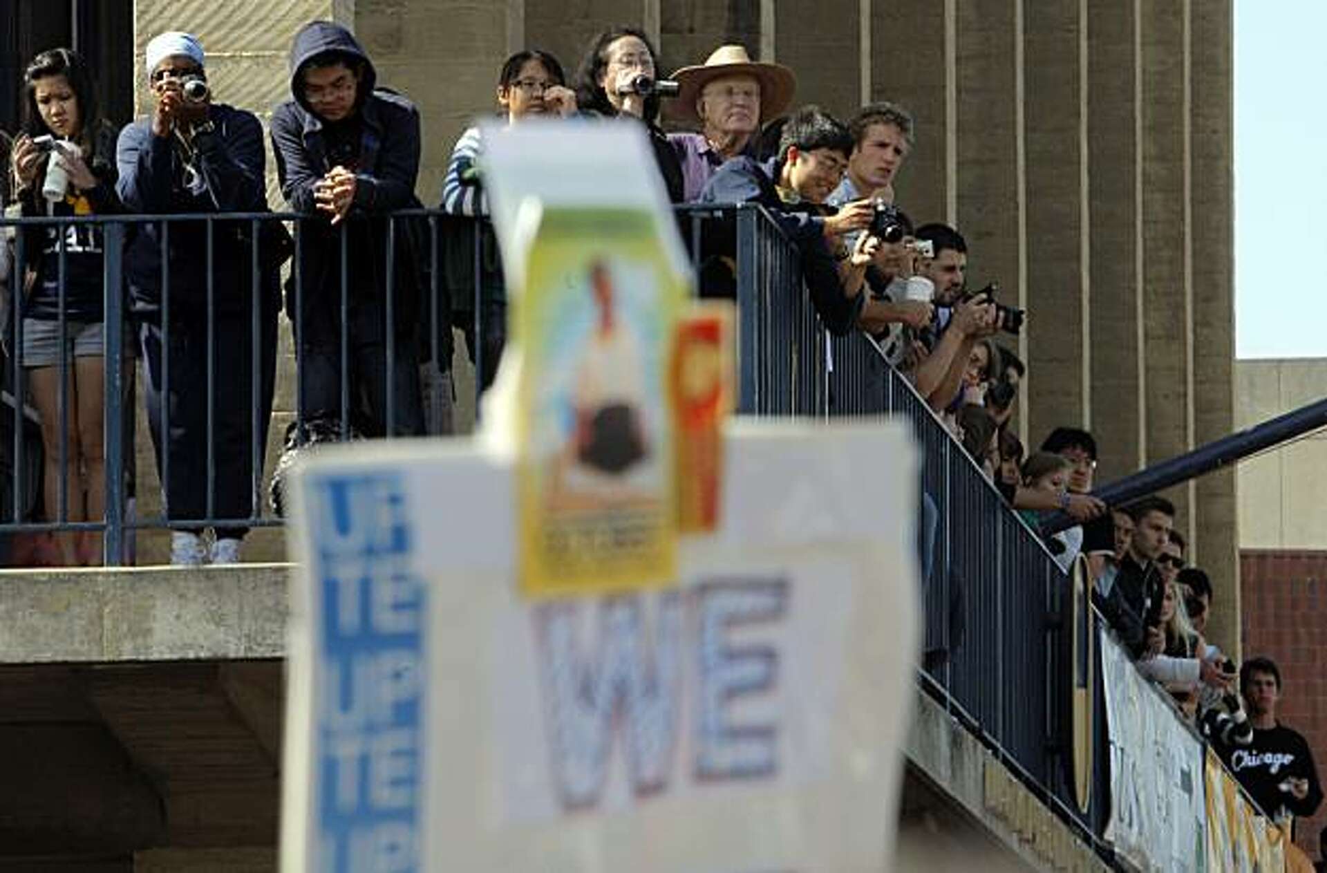 University students protest budget cuts