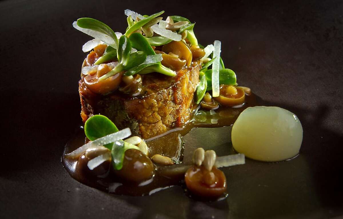 The Braised Beef at Benu restaurant in San Francisco, Calif., is seen on Friday, February 3, 2012.