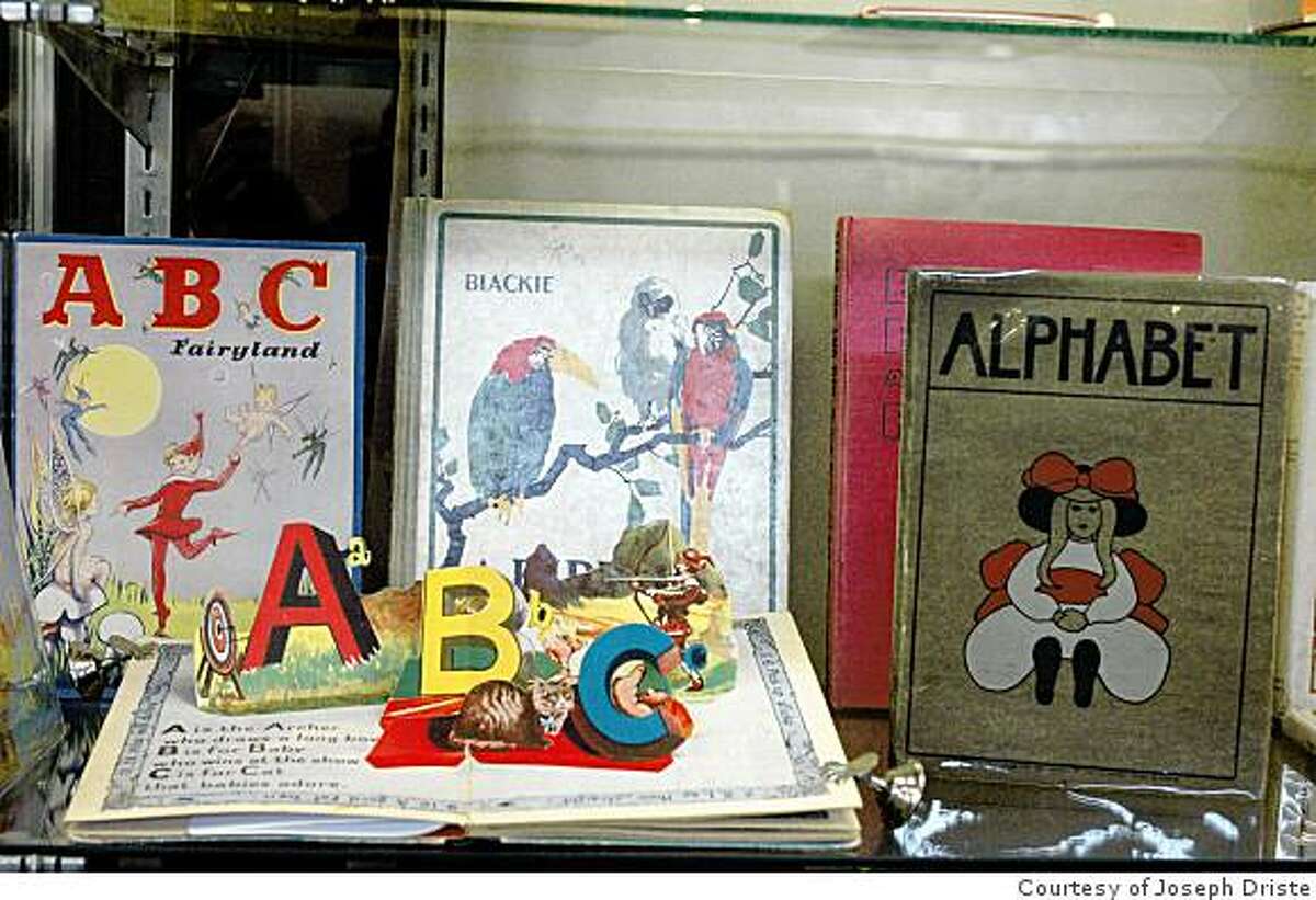A display of Pop-up kid's books at the 42nd California International Antiquarian Book Fair -- the world's largest rare book fair is a bibliophile's delight, featuring collections and rare treasures from more than 240 booksellers from around the world.