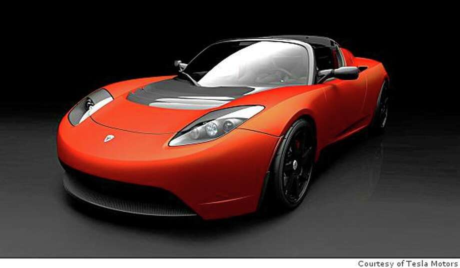 Tesla S Electric Roadster Has Plenty Of Torque Sfgate Rumble Seat The 2008 Tesla Roadster Sport A High Performance Version Of