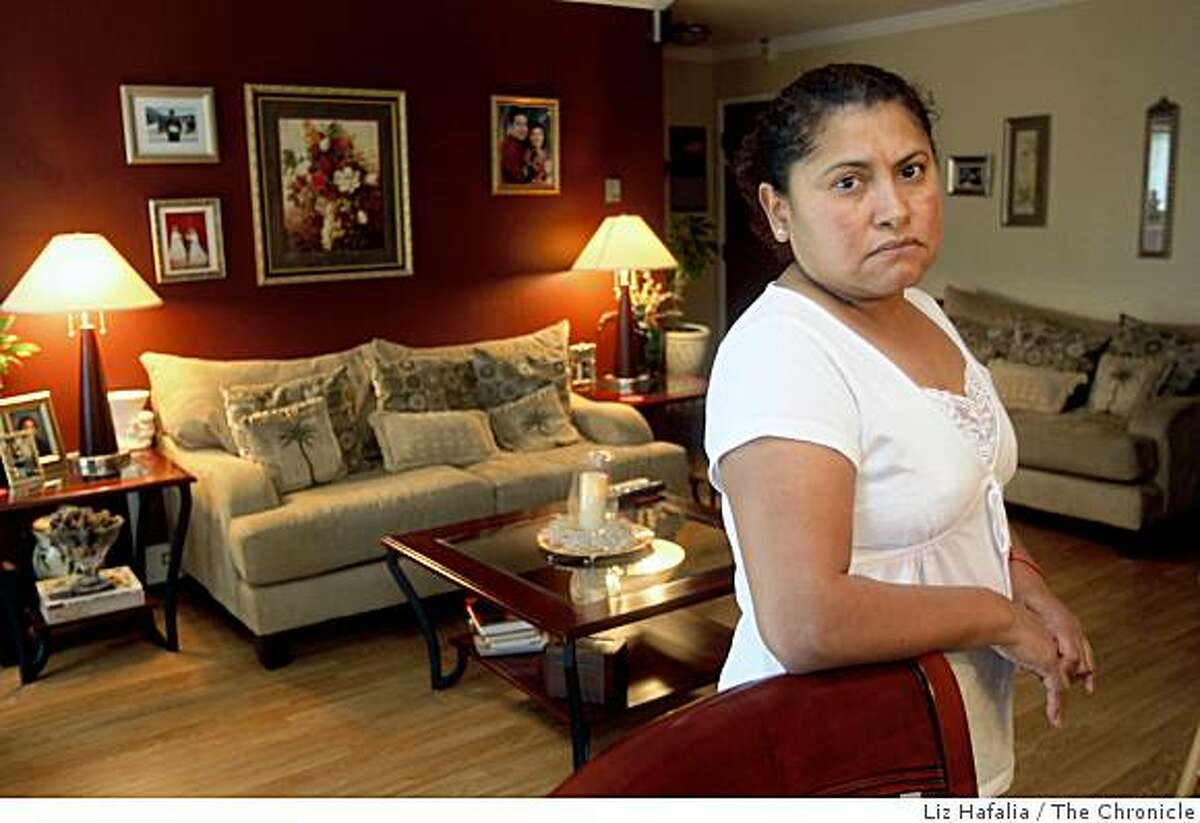 Ana Rodriguez in her condo in San Mateo, Calif., on Tuesday, January 27, 2009.