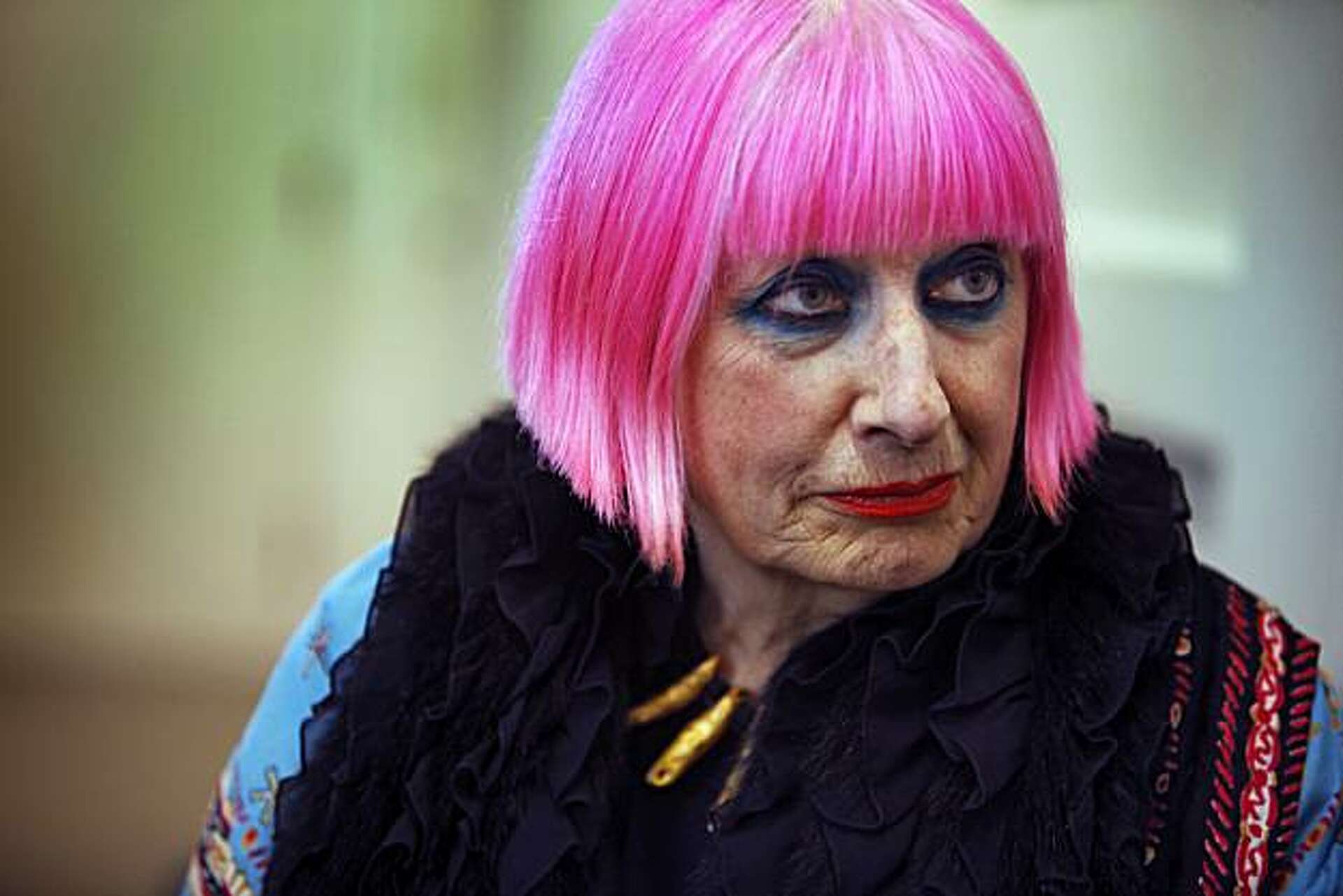 Zandra Rhodes Death Textile artist Zandra Rhodes shows flamboyance