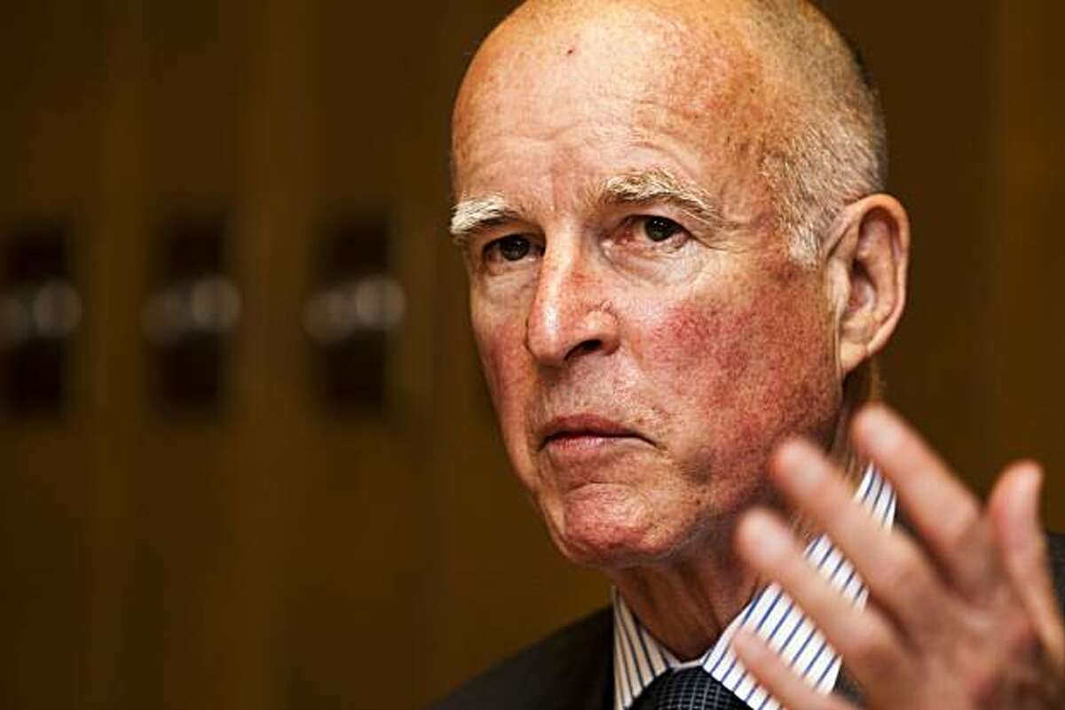 Jerry Brown, Democratic nominee for Governor of California, met with The San Francisco Chronicle's Editorial Board on Friday, Sept. 3, 2010.