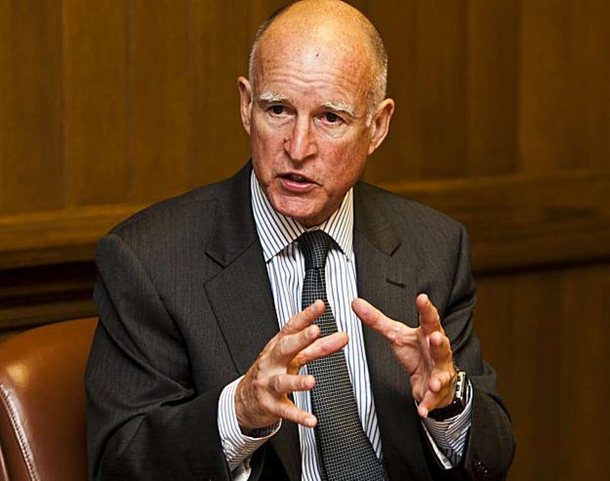Jerry Brown, Democratic nominee for Governor of California, met with The San Francisco Chronicle's Editorial Board on Friday, Sept. 3, 2010.