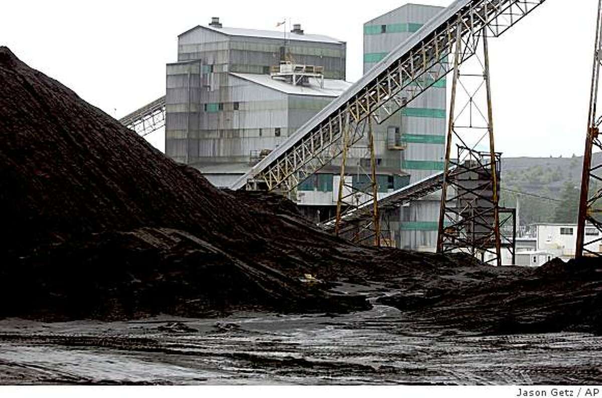A pile of raw coal sits at Jim Walter Resources' Blue Creek No. 5 mine May 31, 2005, in Brookwood, Ala.