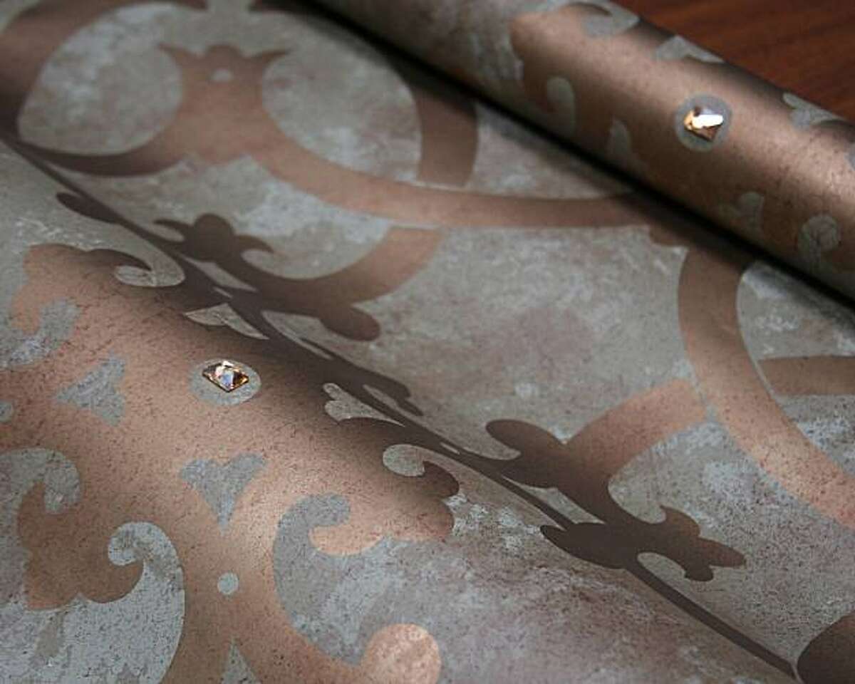 Make your walls sparkle with glueon jewels