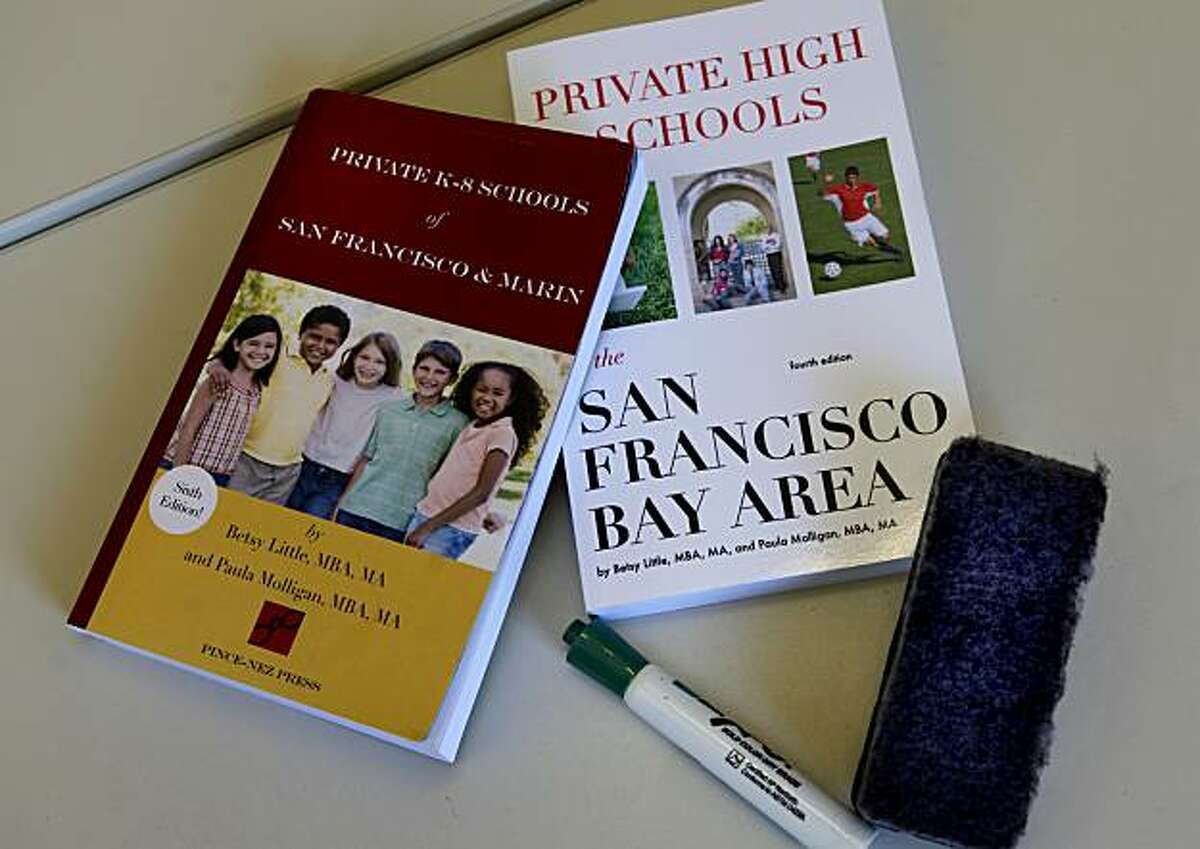 The two books written by Betsy Little and Paula Molligan to help parents with their educational choices. Education consultants Betsy Little and Paula Molligan serve as coaches for parents trying to get their children into competitive schools in San Francisco and Marin Counties.