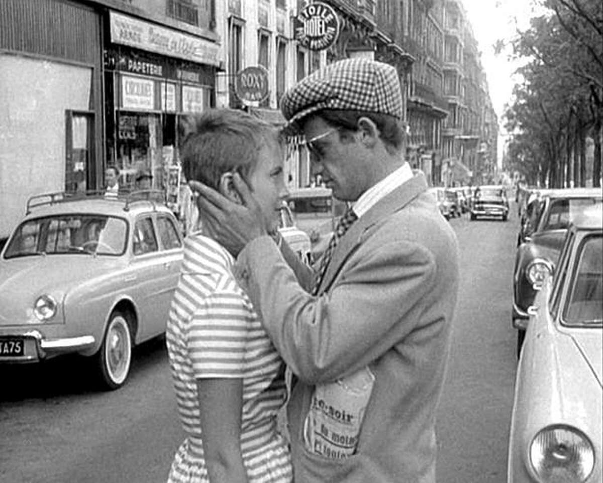 Jean-Paul Belmondo and Jean Seberg in Jean-Luc Godard's "Breathless" (1960).