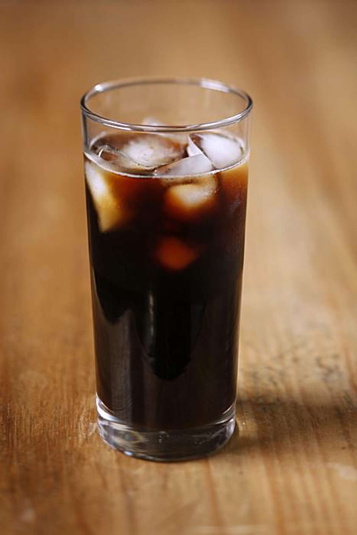 Cold-brewed iced coffee in San Francisco, Calif., on June 30, 2010.