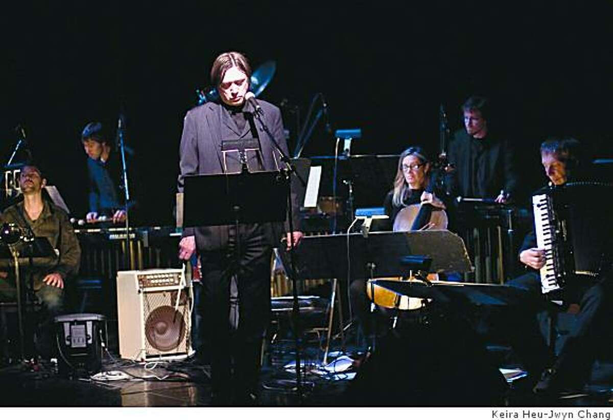 Blixa Bargeld and Nanos Operetta perform Execution of Precious Memoriesat Yerba Buena Center on Wednesday Nov, 19, 2008