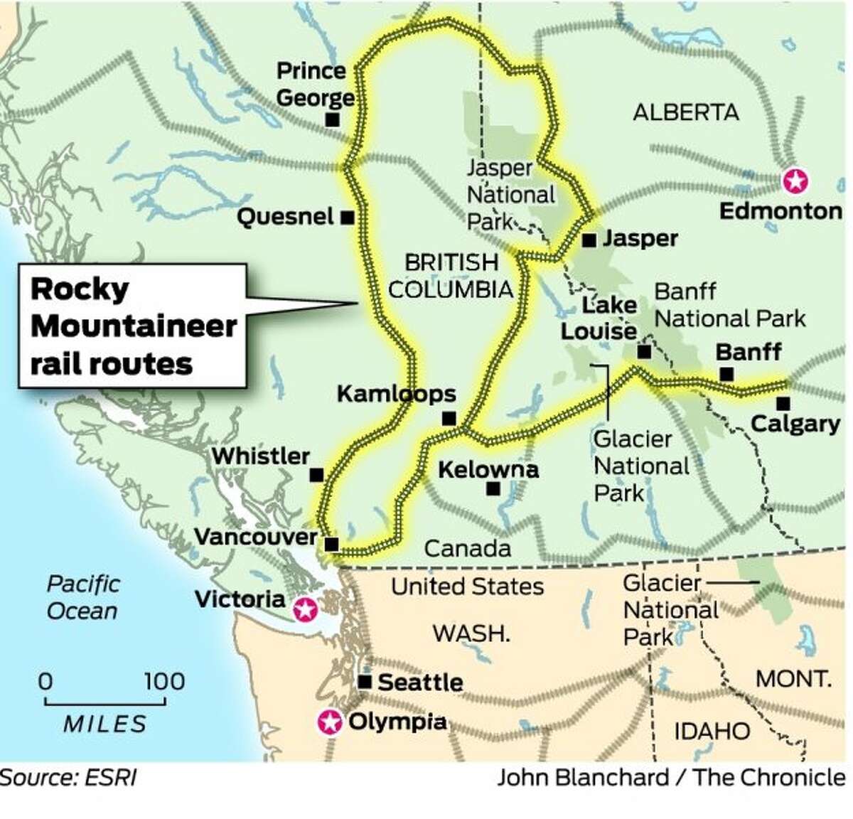 Vancouver to Banff Climbing the Rockies by rail