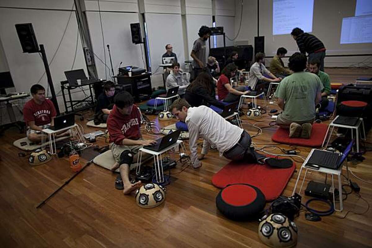 Stanford Laptop Orchestra makes music with Macs