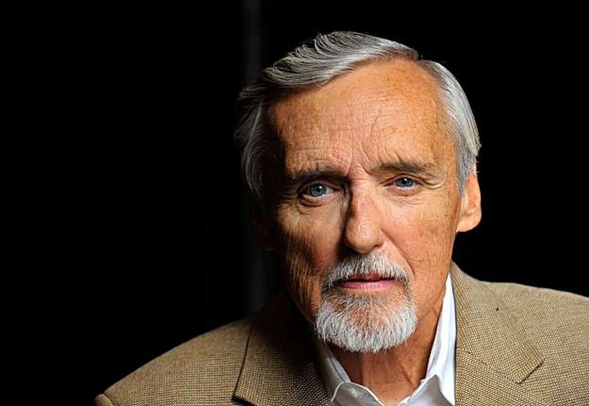 Actor and chair of the CineVegas creative advisory board Dennis Hopper poses for a portrait during the 11th annual CineVegas film festival held at the Palms Casino Resort on June 14, 2009 in Las Vegas, Nevada. (Photo by Charley Gallay/Getty Images for CineVegas)